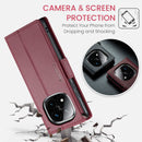 Xiaomi Redmi Note 14 Pro 5G CaseMe Retro Wallet Case [Maroon]