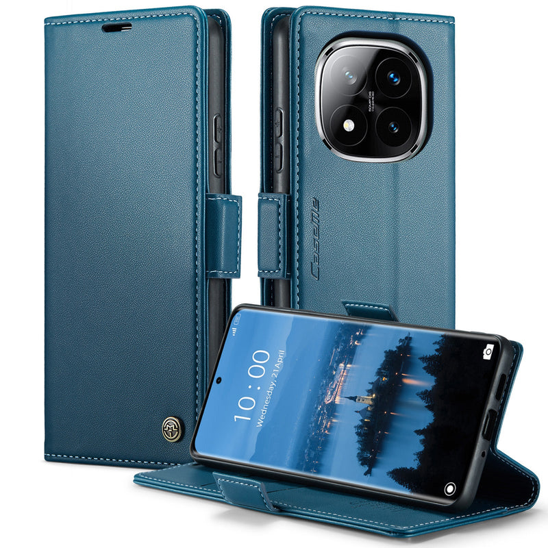 Xiaomi Redmi Note 14 Pro Plus 5G CaseMe Retro Wallet Case [Navy]