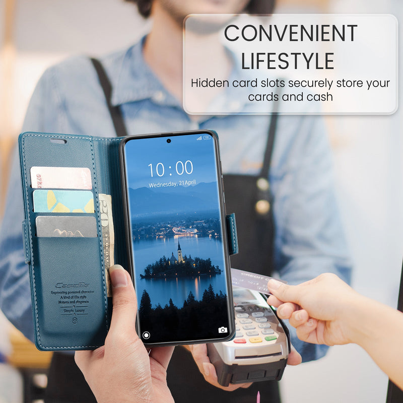 Xiaomi Redmi Note 14 Pro Plus 5G CaseMe Retro Wallet Case [Navy]