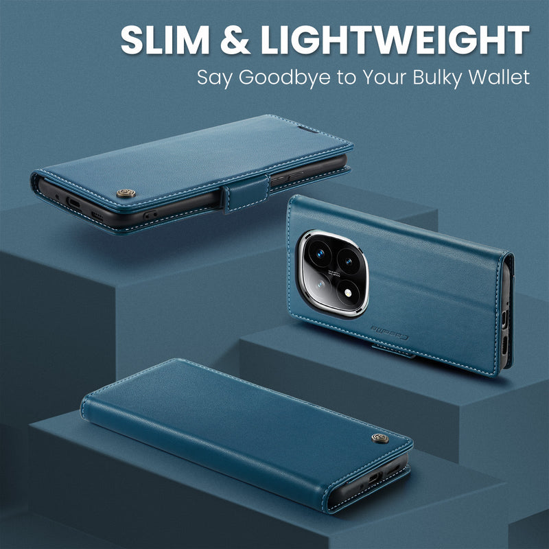 Xiaomi Redmi Note 14 Pro Plus 5G CaseMe Retro Wallet Case [Navy]
