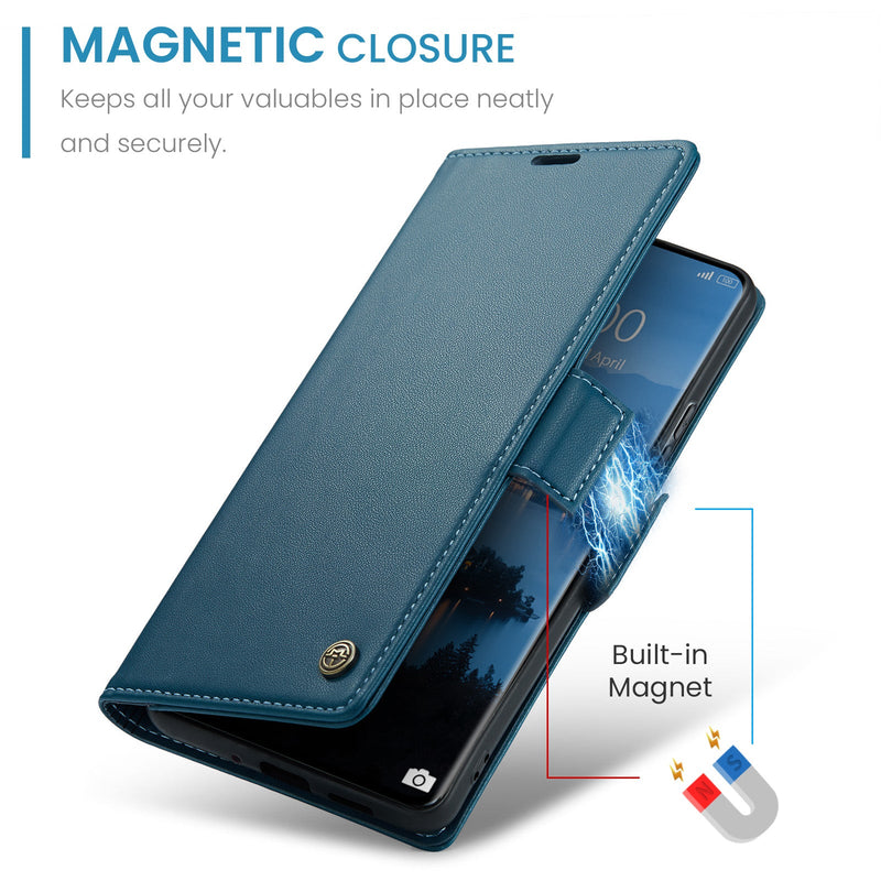 Xiaomi Redmi Note 14 Pro Plus 5G CaseMe Retro Wallet Case [Navy]