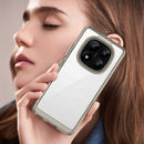 Xiaomi Redmi Note 14 Pro Plus 5G Soft TPU Bumper Case [Clear Grey]