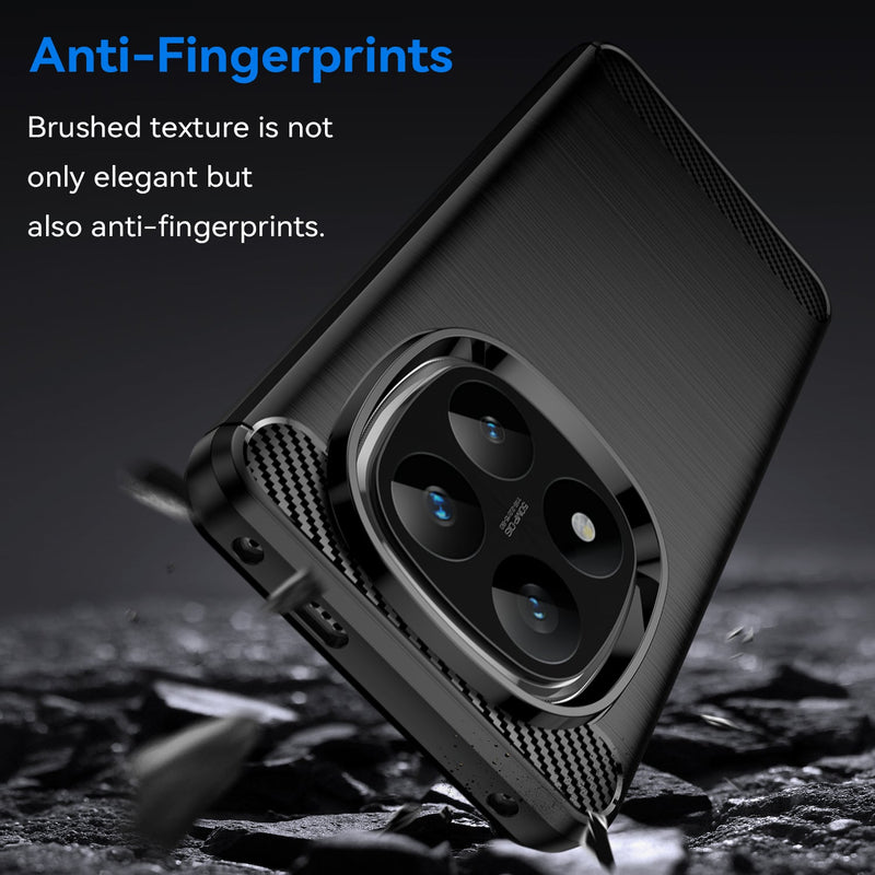 Xiaomi Redmi Note 14 Pro Plus 5G Carbon Fibre Brushed Case [Black]