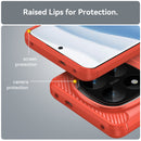 Xiaomi Redmi Note 14 Pro Plus 5G Carbon Fibre Brushed Case [Red]