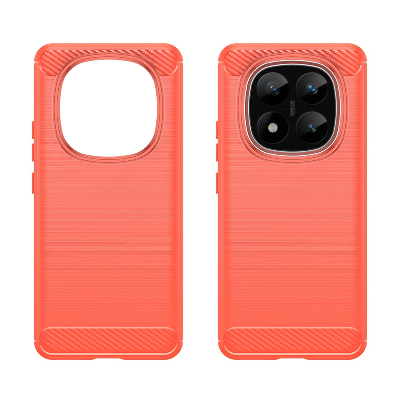 Xiaomi Redmi Note 14 Pro Plus 5G Carbon Fibre Brushed Case [Red]