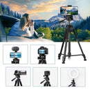 Portable Camera Phone Tripod 360 Rotable Adjustable Stand Max 1.68m