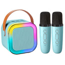 Karaoke Machine with 2 Microphones Bluetooth Speaker