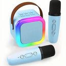 Karaoke Machine with 2 Microphones Bluetooth Speaker