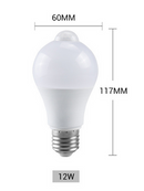 E27 12W Sensor Bulb - Warm White