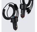 300W Fast Car Charger with Cables
