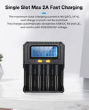 Smart Battery Charger 4 Slots