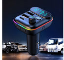 Bluetooth FM Transmitter Car Charger Adapter