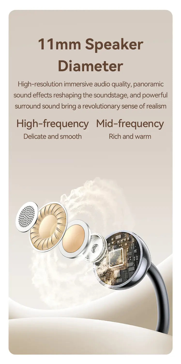 Clip-On TWS Earbuds Non-In-Ear Sport Earphones