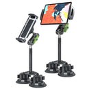 Aluminum Tablet iPad Dual Suction Strong Cup Car Mount Holder