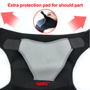 Left Shoulder Adjustable Support Brace Compression Strap Heat Patch Protection Sports