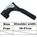 Left Shoulder Adjustable Support Brace Compression Strap Heat Patch Protection Sports