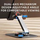 Metal Phone Stand 360 rotatable Foldable for Table Desk