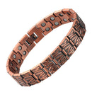 Vintage Red Copper  Double Row Magnetic Bracelet