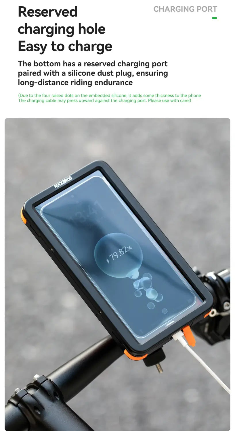 Phone Holder for Bike Handlebar Mount Waterproof