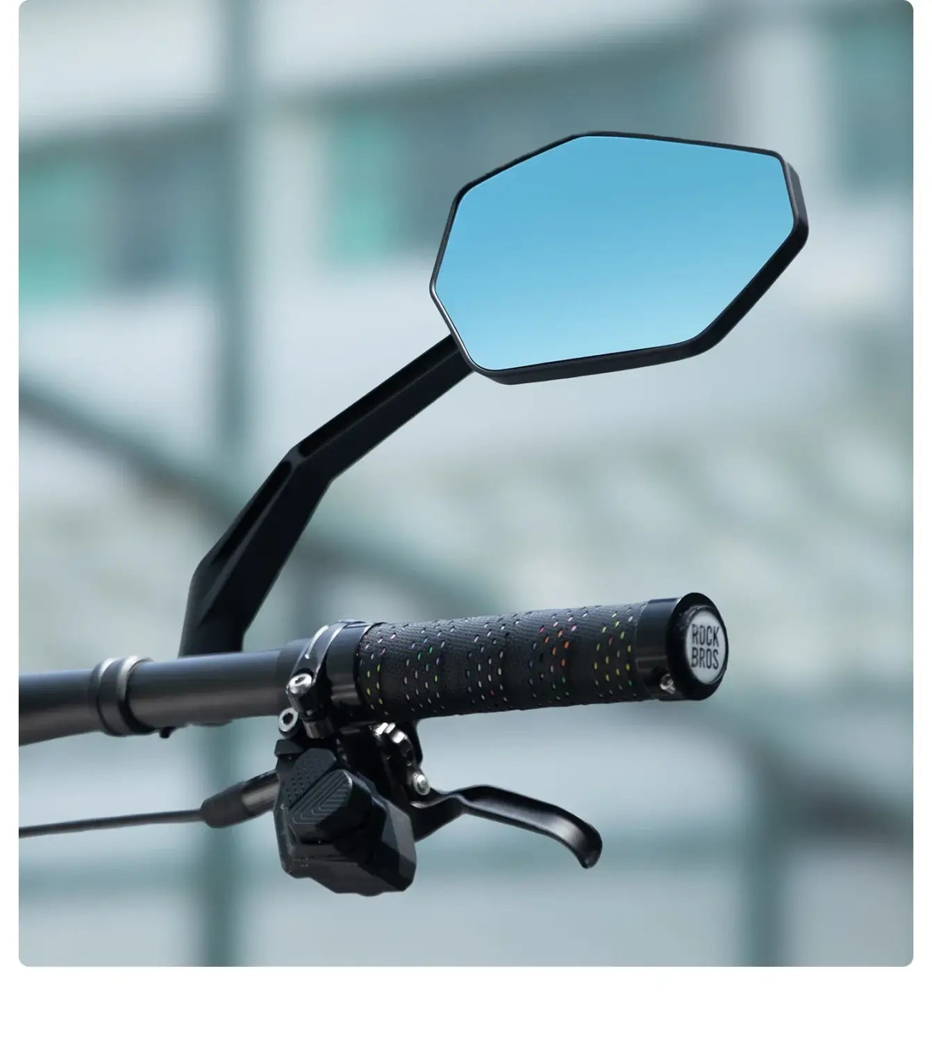Bicycle Handlebar Rearview Mirror Adjustable for Mountain &