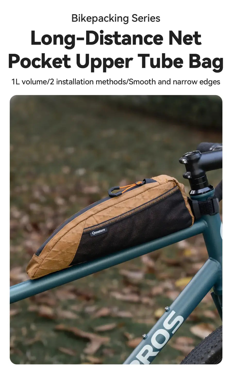 Cycling Top Tube Bag Front Frame Pouch for MTB & Road Bike