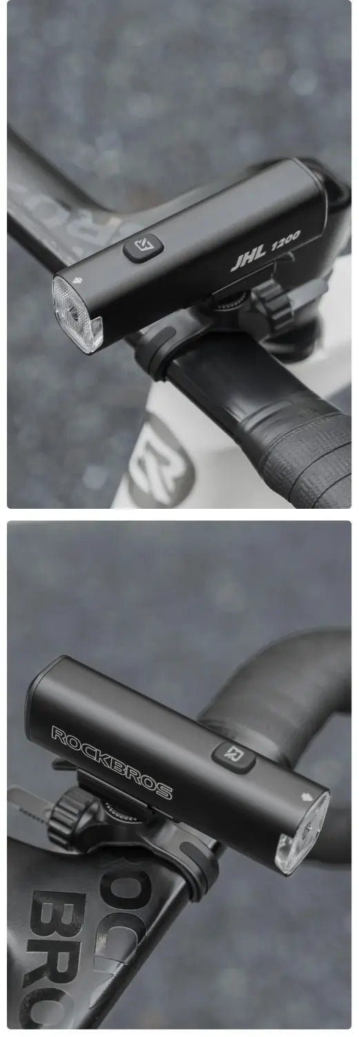 1200LM Rechargeable Biycle Headlight Handlebar Front Light
