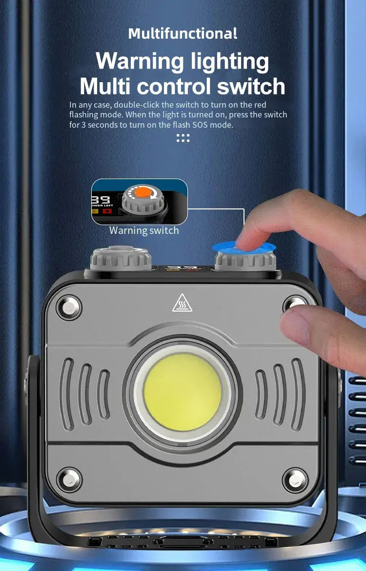 Multi-Functional COB LED Floodlight Camping Light Lantern