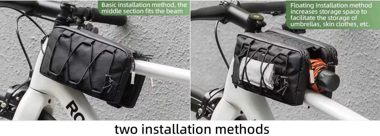 Bike Front Top Tube Frame Bag with Should strap 1L