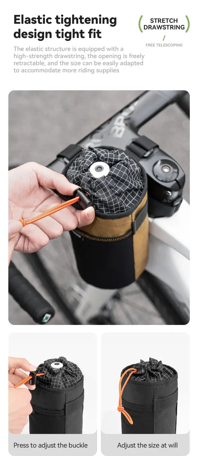 Bicycle Handlebar Water Bottle Bag Drink Cup Holder for MTB