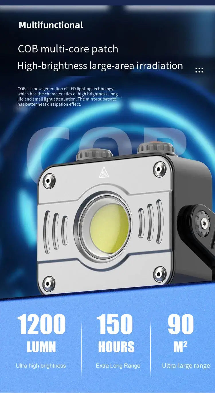 Multi-Functional COB LED Floodlight Camping Light Lantern