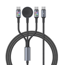 USB-C to 2x USB-C Fast Charging Cable + Apple Watch Wireless Charger