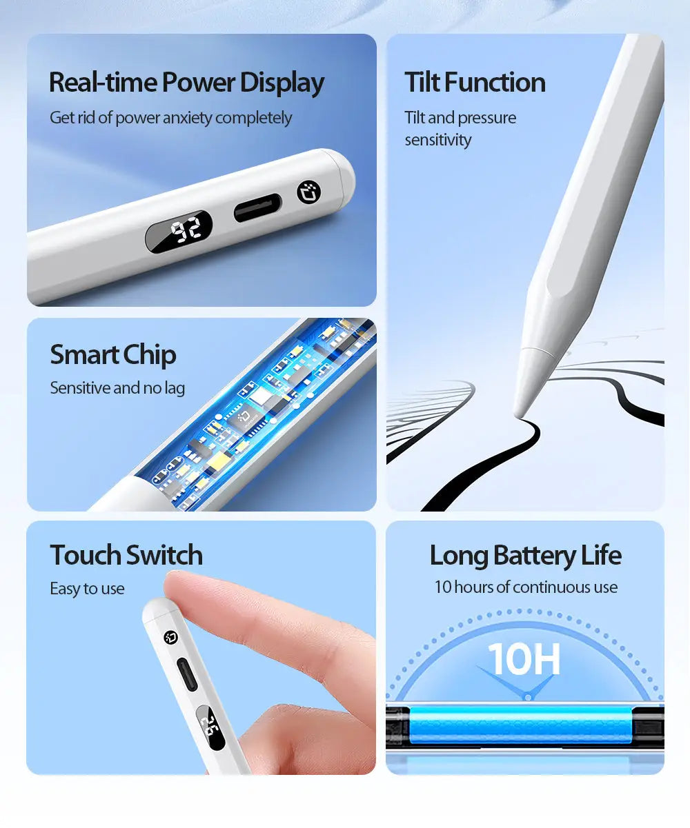 iPad Active Stylus Pen with Digital Display