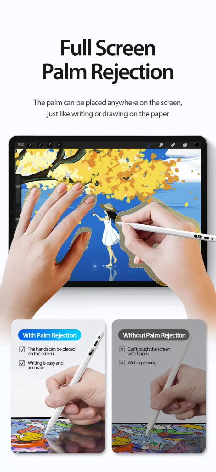 iPad Active Stylus Pen with Digital Display
