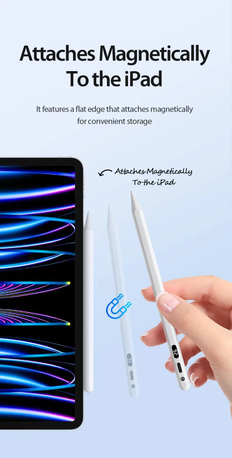 iPad Active Stylus Pen with Digital Display