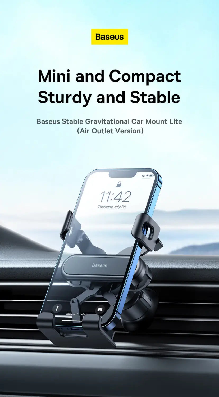 Gravity Car Mount Air Vent Outlet Mobile Phone Holder