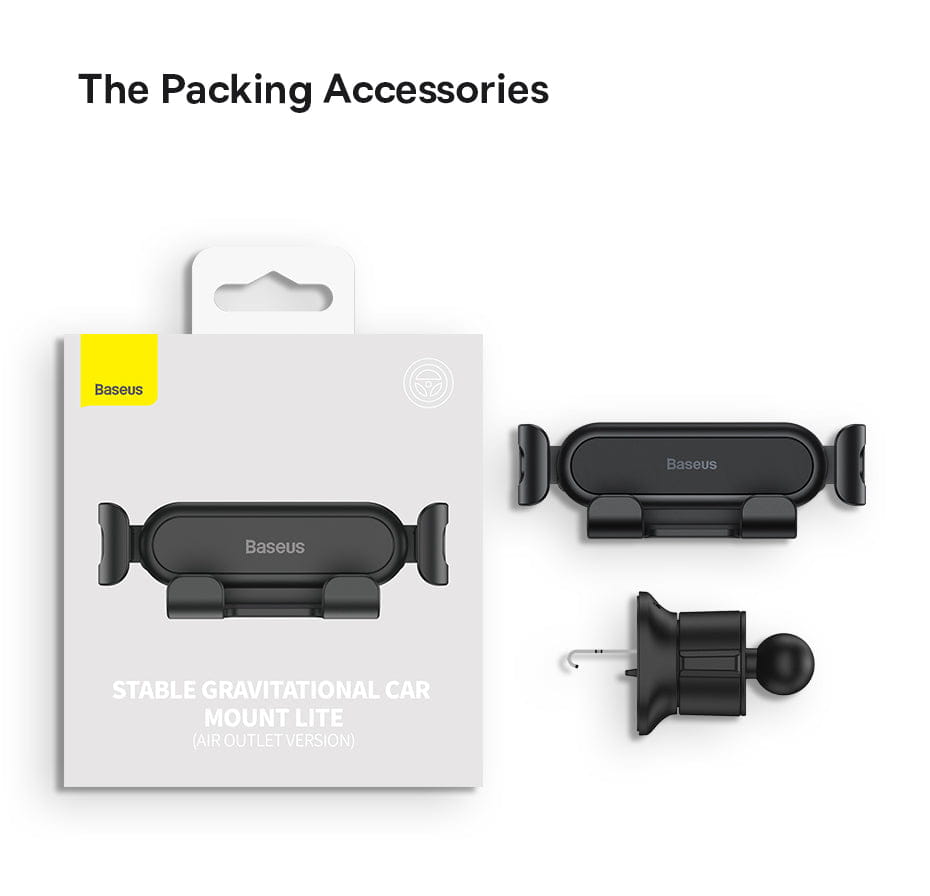 Gravity Car Mount Air Vent Outlet Mobile Phone Holder