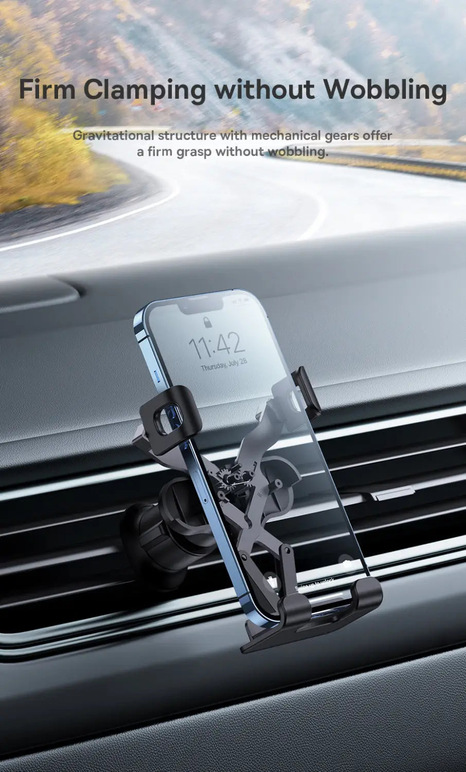 Gravity Car Mount Air Vent Outlet Mobile Phone Holder