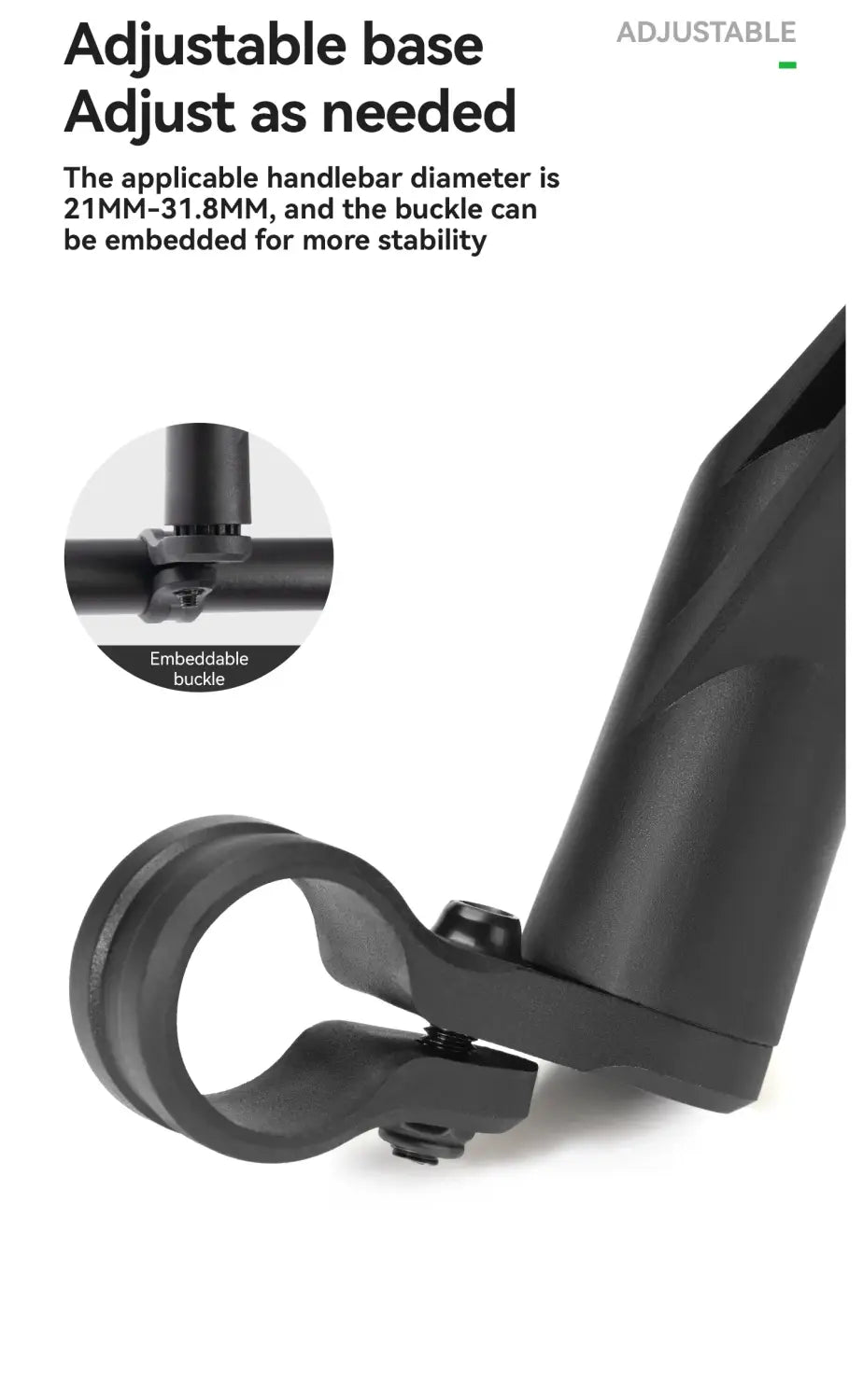 Bicycle Handlebar Rearview Mirror Adjustable for Mountain &