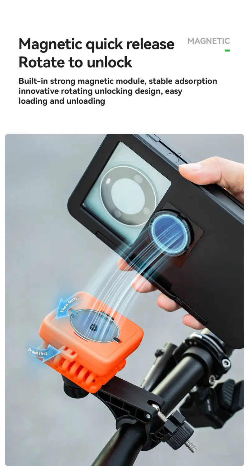 Phone Holder for Bike Handlebar Mount Waterproof