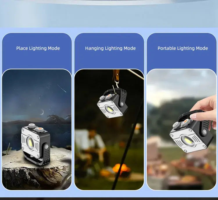 Multi-Functional COB LED Floodlight Camping Light Lantern