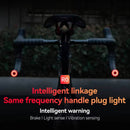 Smart Brake Handlebar plug End Light for Road Bike