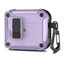 AirPods 3 Case Lock Clip, Armor Protective Hard TPU Case