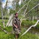 Rain Poncho Hooded Waterproof Camo Raincoat for Hunting Hiking Camping Fishing