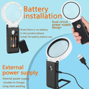 LED Illuminated Magnifier Magnifying Glass 6X 25X with Light and Stand