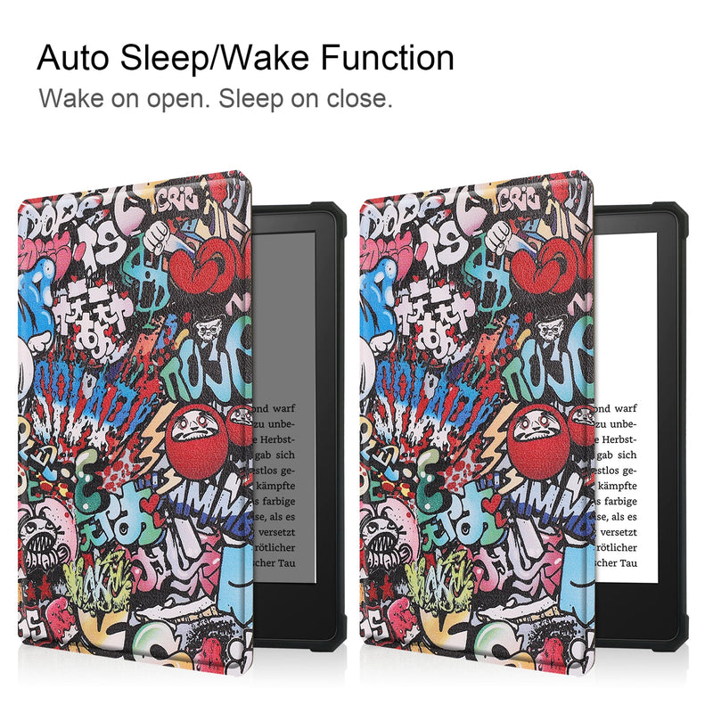 Kindle Paperwhite 2021 (11th Gen) Designer Folio Case (Graffiti)