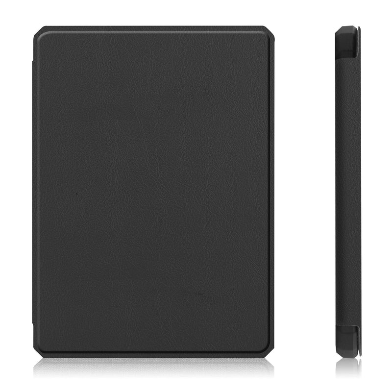 Kindle Paperwhite 2021 (11th Gen) Folio PU Leather Case (Black)