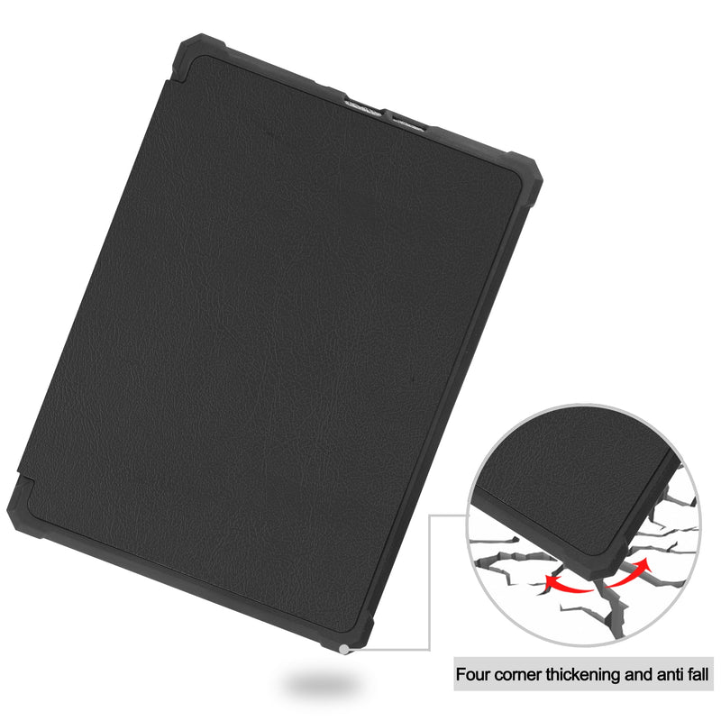 Kindle Paperwhite 2021 (11th Gen) Folio PU Leather Case (Black)