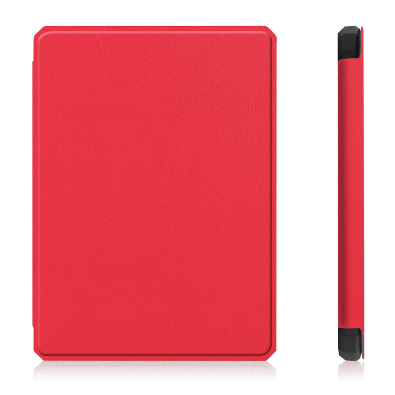 Kindle Paperwhite 2021 (11th Gen) Folio PU Leather Case (Red)