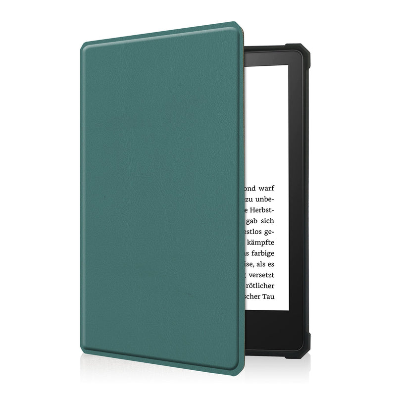 Kindle Paperwhite 2021 (11th Gen) Folio PU Leather Case (Teal)