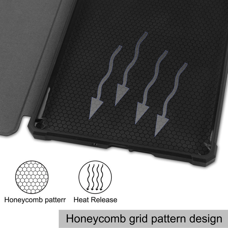 Kindle Paperwhite 2021 (11th Gen) Folio PU Leather Case (Black)